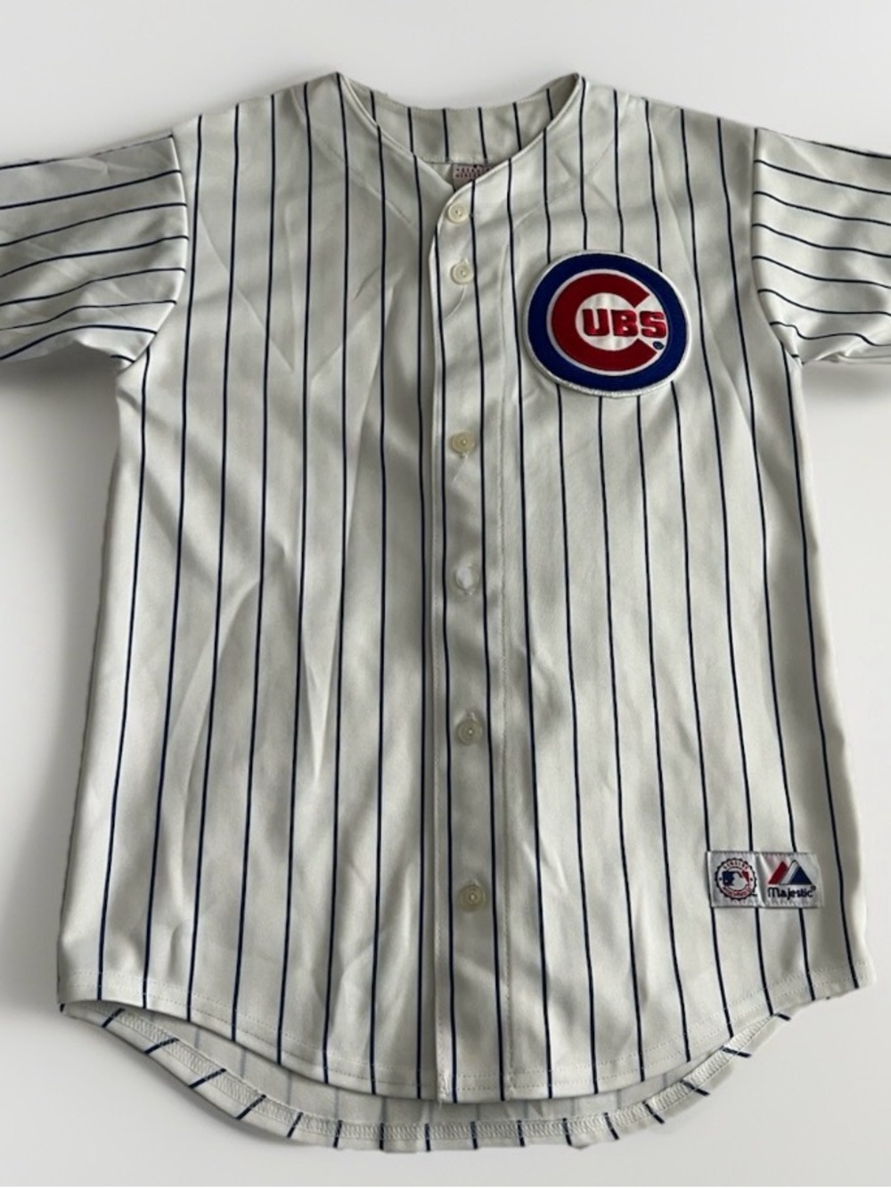 Chicago Cubs Kids Majestic Baseball Jersey Youth (Medium 8/10) #143 Preowned